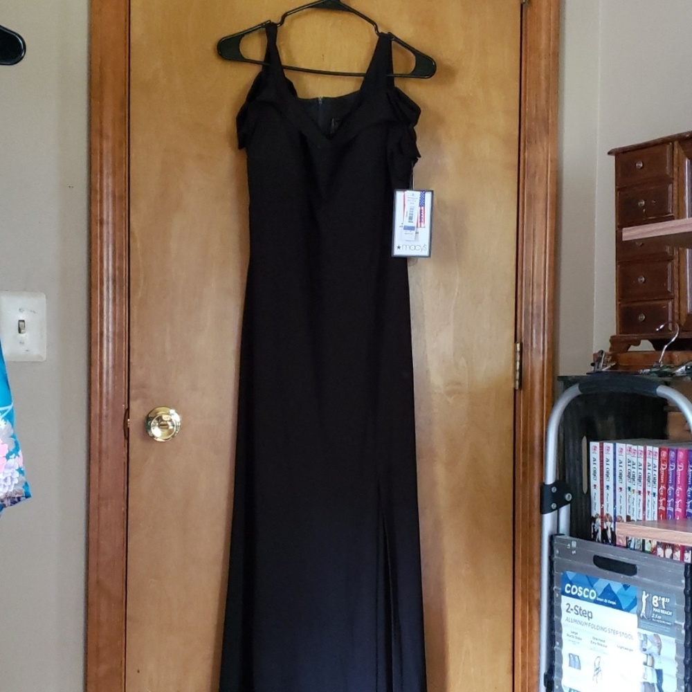 Black evening gown